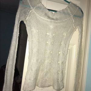 See through sweater